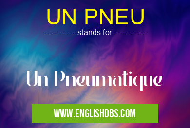 UN PNEU