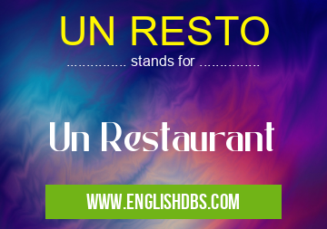 UN RESTO