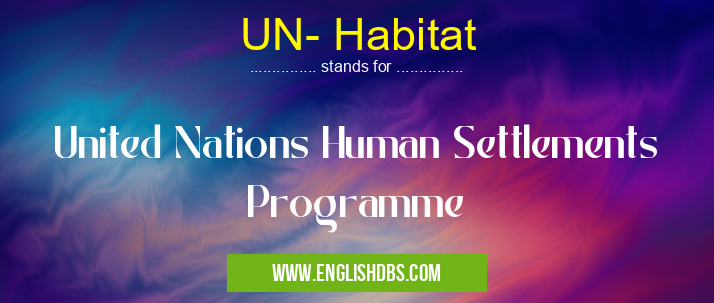 UN- Habitat