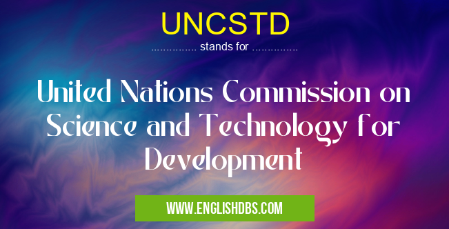 UNCSTD