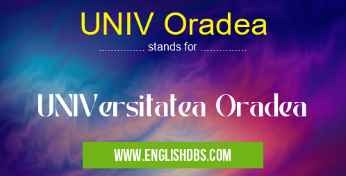 UNIV Oradea