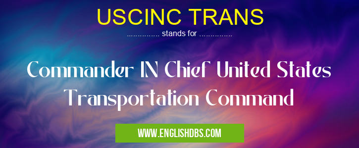 USCINC TRANS