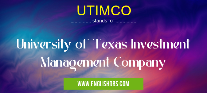 UTIMCO
