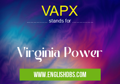 VAPX