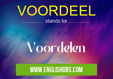VOORDEEL