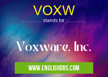 VOXW