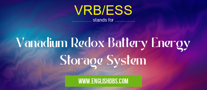 VRB/ESS