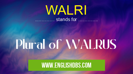 WALRI