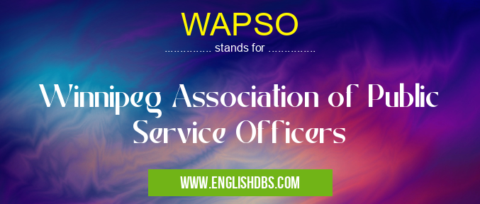 WAPSO