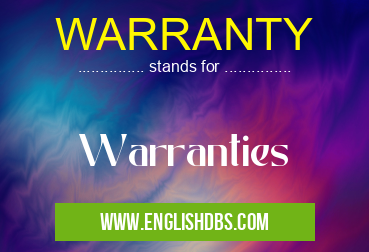 WARRANTY
