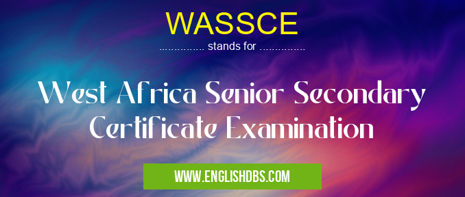 WASSCE