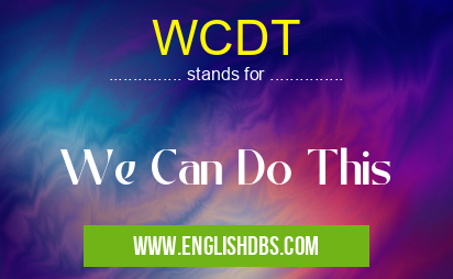 WCDT