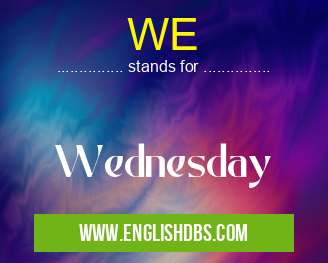 WE