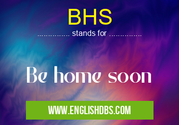 BHS
