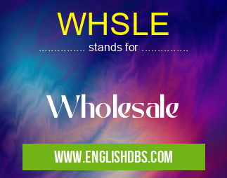 WHSLE