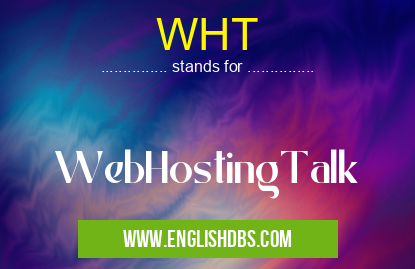 WHT