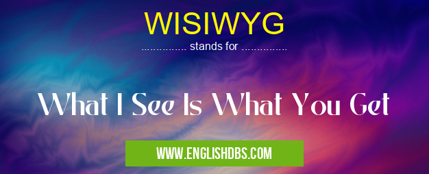 WISIWYG