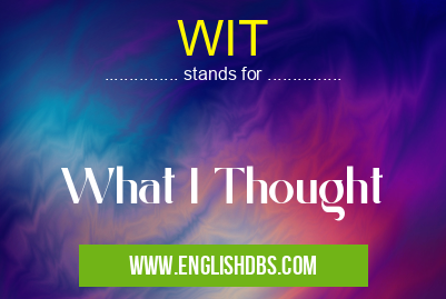WIT