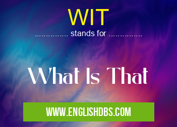 WIT