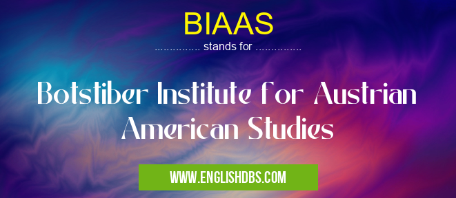 BIAAS