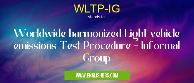 WLTP-IG