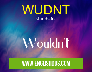 WUDNT