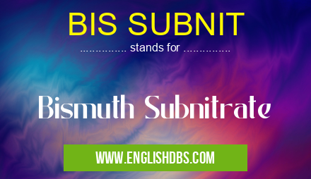 BIS SUBNIT