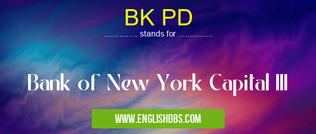 BK PD