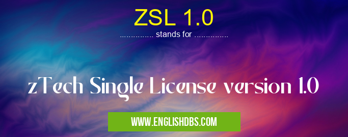 ZSL 1.0