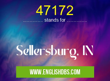 47172 means Sellersburg, IN 47172