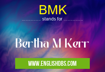 BMK