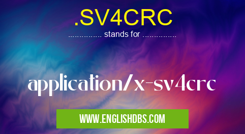 .SV4CRC