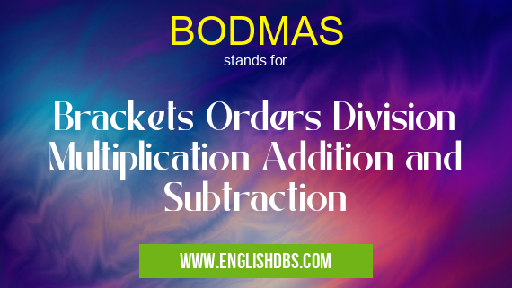 BODMAS