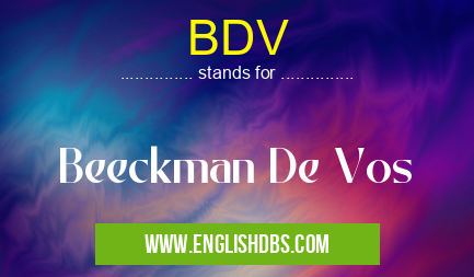 BDV