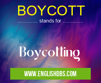 BOYCOTT
