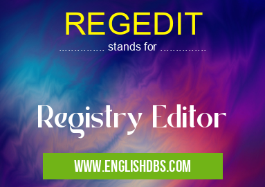 REGEDIT