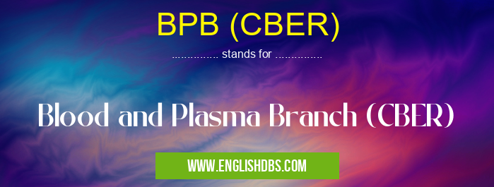 BPB (CBER)