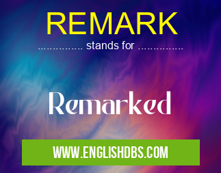 REMARK