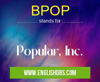 BPOP